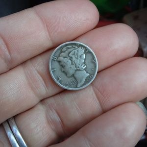 1942 Mercury dime